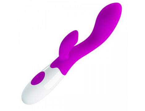 Wibrator punktu G Pretty Love Brighty silikonowy burgundowy 20 cm 30 trybów - 4